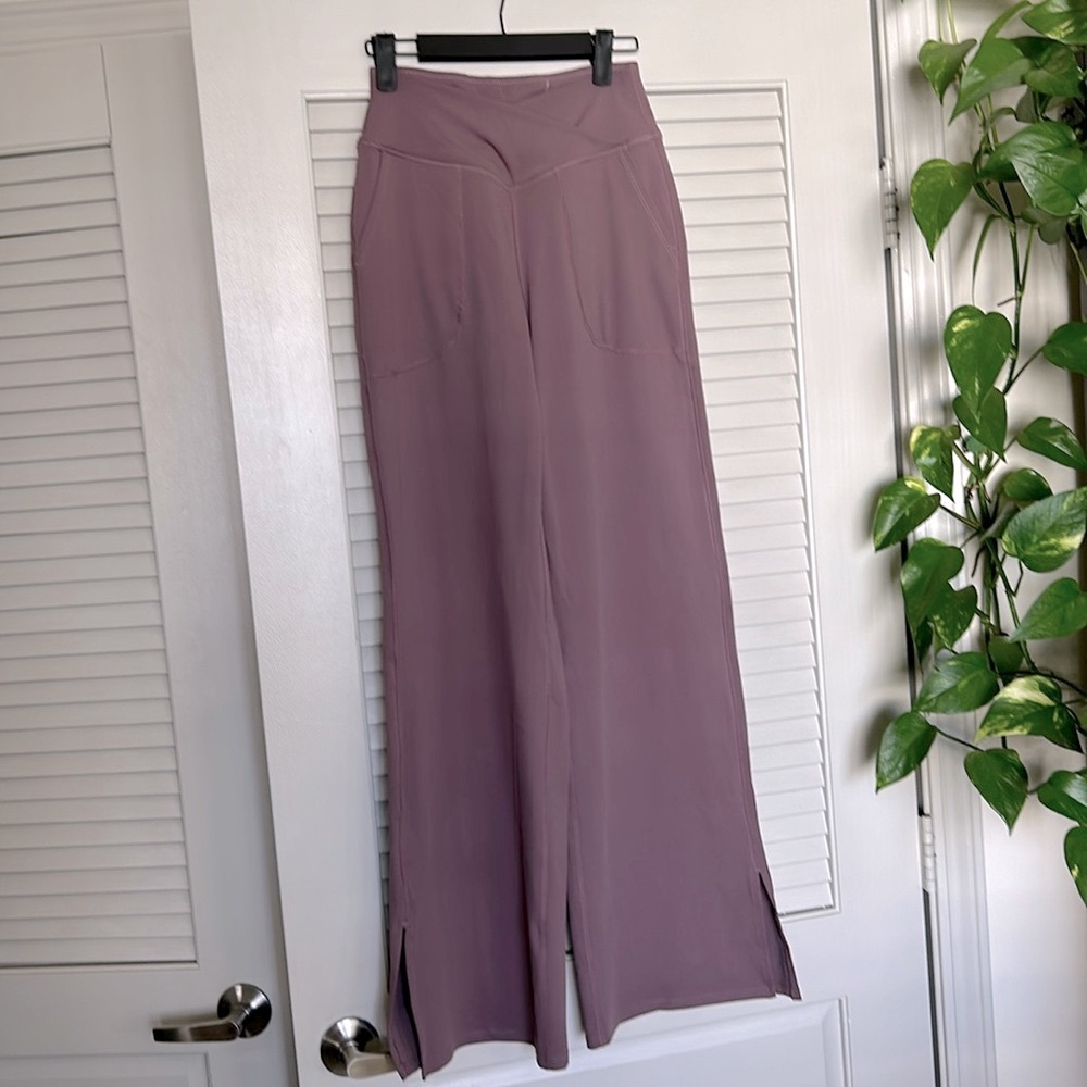 Wide leg yoga pants